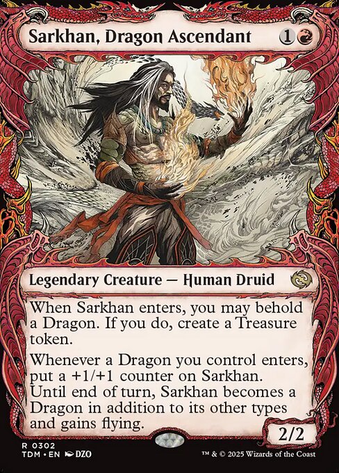 Sarkhan, Dragon Ascendant (302) [Tarkir: Dragonstorm]