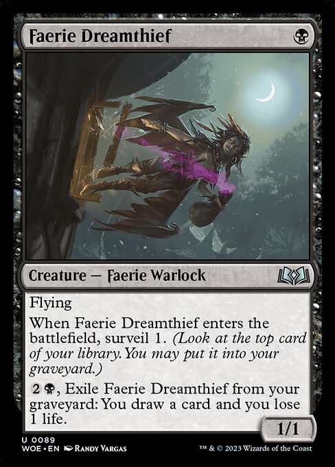Faerie Dreamthief (89) [Wilds of Eldraine]
