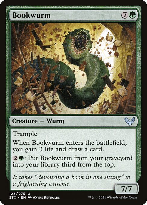 Bookwurm (123) [Strixhaven: School of Mages]