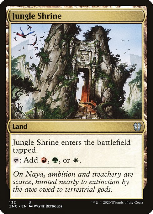 Jungle Shrine (132) [Zendikar Rising Commander]