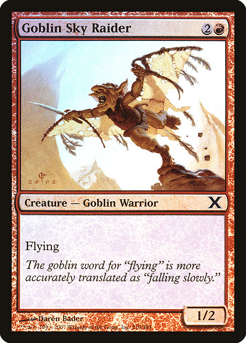 Goblin Sky Raider (210★) [Tenth Edition]