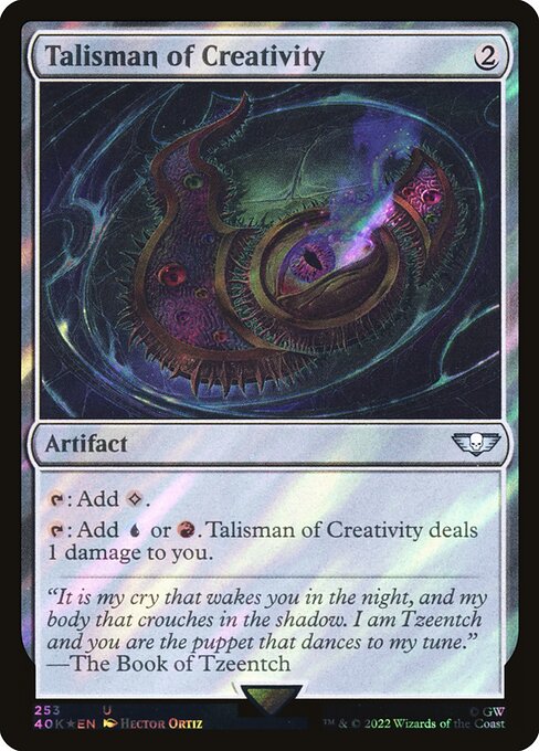 Talisman of Creativity (253★) [Warhammer 40,000 Commander]
