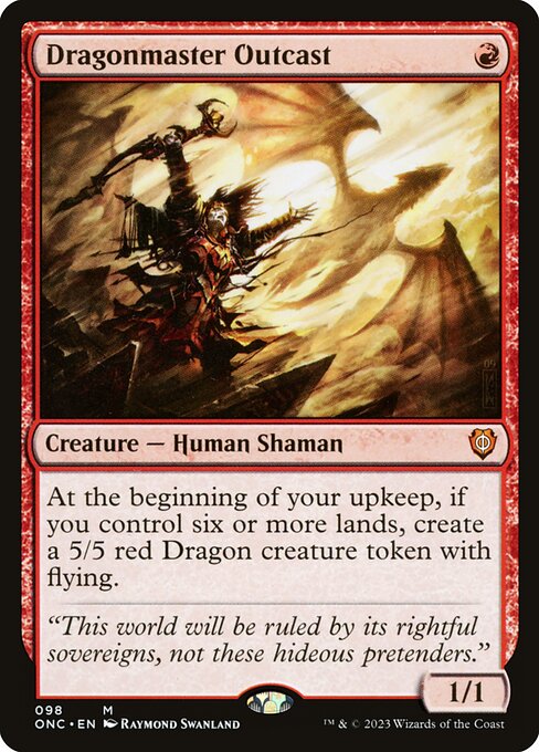 Dragonmaster Outcast (98) [Phyrexia: All Will Be One Commander]