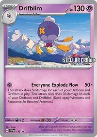 Drifblim - 135 (Prerelease) [Staff] (135) [SV Scarlet and Violet Promo Cards]