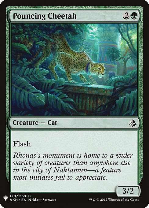 Pouncing Cheetah (AKH-179) [The List]