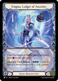 Enigma, Ledger of Ancestry - HER114 (HER114) [Flesh and Blood Promo Cards]
