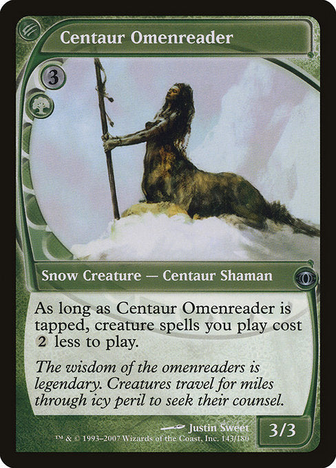 Centaur Omenreader (143) [Future Sight]