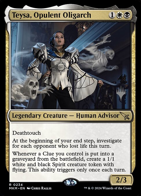 Teysa, Opulent Oligarch (234p) [Murders at Karlov Manor Promos]