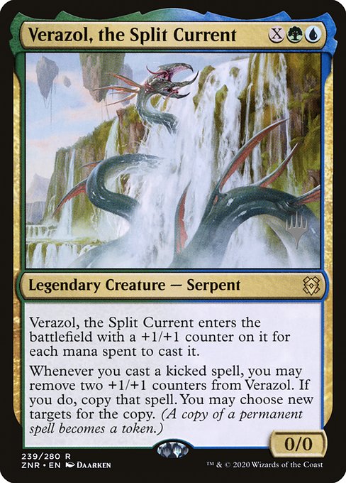Verazol, the Split Current (239p) [Zendikar Rising Promos]