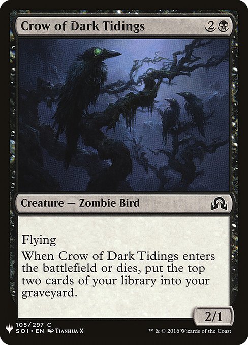 Crow of Dark Tidings (SOI-105) [The List]