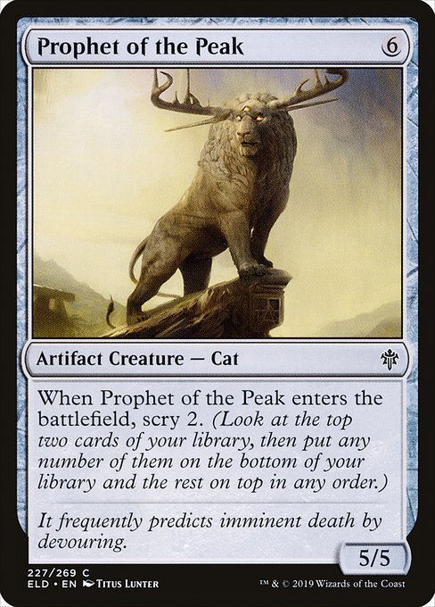 Prophet of the Peak (227) [Throne of Eldraine]