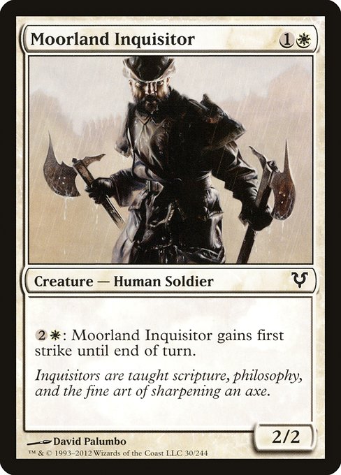 Moorland Inquisitor (30) [Avacyn Restored]