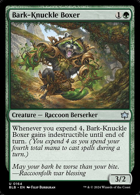 Bark-Knuckle Boxer (164) [Bloomburrow]