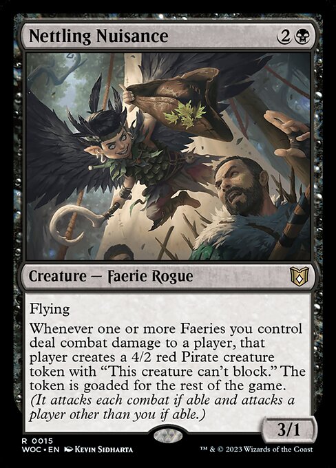 Nettling Nuisance (15) [Wilds of Eldraine Commander]