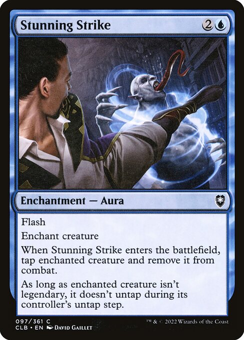 Stunning Strike (97) [Commander Legends: Battle for Baldur's Gate]