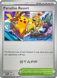 Paradise Resort - 150 (World Championships 2024) [Staff] (150) [SV Scarlet and Violet Promo Cards]