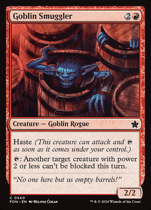 Goblin Smuggler (540) [Foundations]