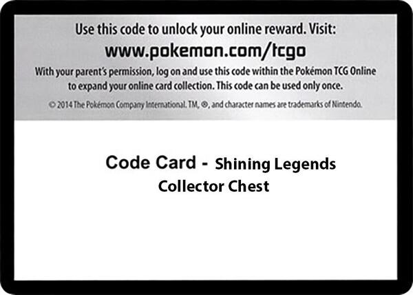 Code Card - Shining Legends Collector Chest [Shining Legends]