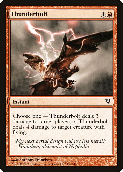 Thunderbolt (159) [Avacyn Restored]