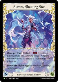 Aurora, Shooting Star - HER120 (HER120) [Flesh and Blood Promo Cards]