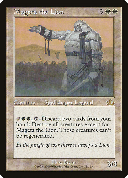 Mageta the Lion (13) [Prophecy]