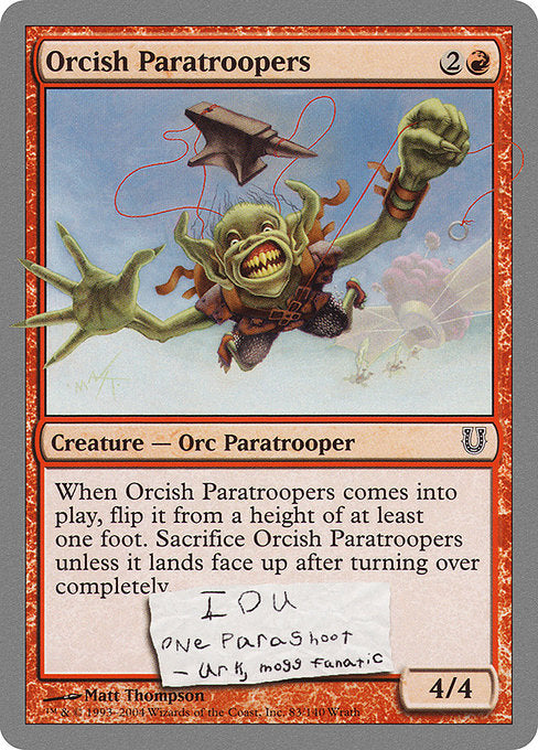 Orcish Paratroopers (83) [Unhinged]