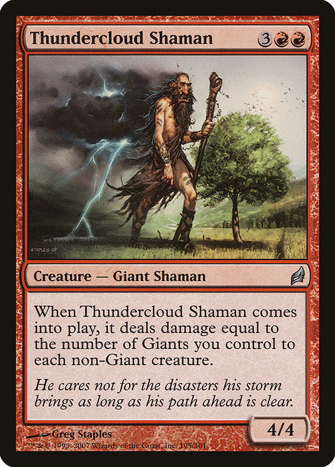 Thundercloud Shaman (195) [Lorwyn]