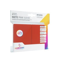 Gamegenic Matte Prime Sleeves: Red 100 image 0