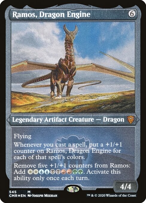 Ramos, Dragon Engine (545) [Commander Legends] [Etched]