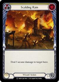 Scalding Rain (Yellow) (1HK014) [Historic Pack 1 Blitz Deck Kano]