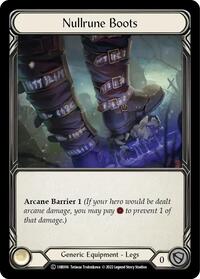 Nullrune Boots (1HR006) [Historic Pack 1 Blitz Deck Rhinar]