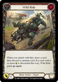 Wild Ride (Red) (1HR013) [Historic Pack 1 Blitz Deck Rhinar]