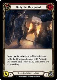 Rally the Rearguard (Red) (1HR015) [Historic Pack 1 Blitz Deck Rhinar]