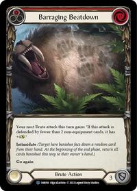 Barraging Beatdown (Red) (1HR016) [Historic Pack 1 Blitz Deck Rhinar]