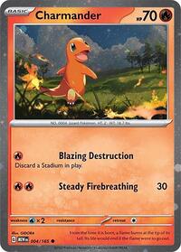 Charmander - 004/165 (Cosmos Holo) (004/165) [SV Scarlet and Violet Promo Cards]
