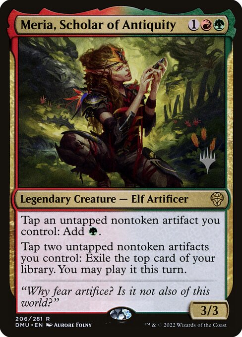 Meria, Scholar of Antiquity (206p) [Dominaria United Promos]