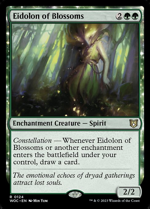 Eidolon of Blossoms (124) [Wilds of Eldraine Commander]