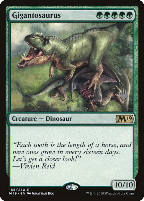 Gigantosaurus (185p) [Core Set 2019 Promos]