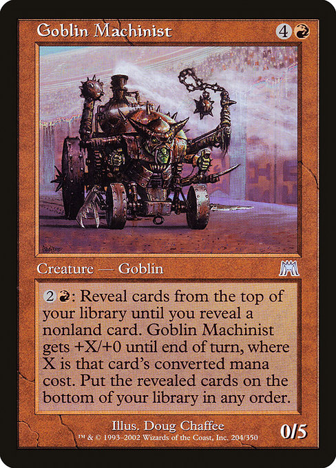 Goblin Machinist (204) [Onslaught]