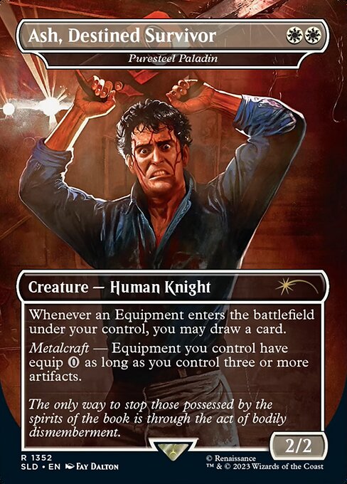 Puresteel Paladin (1352) [Secret Lair Drop] [Borderless]