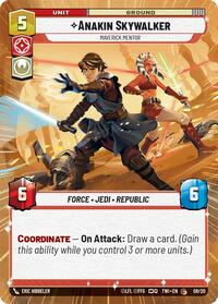 Anakin Skywalker - Maverick Mentor (Hyperspace) (08/20) [Twilight of the Republic Weekly Play Promos]