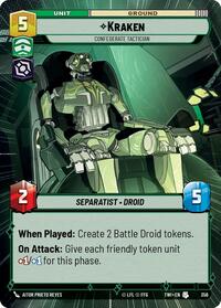 Kraken - Confederate Tactician (Hyperspace) (356) [Twilight of the Republic]