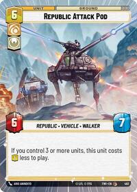 Republic Attack Pod (Hyperspace) (462) [Twilight of the Republic]