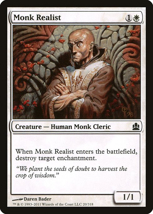 Monk Realist (20) [Commander 2011]