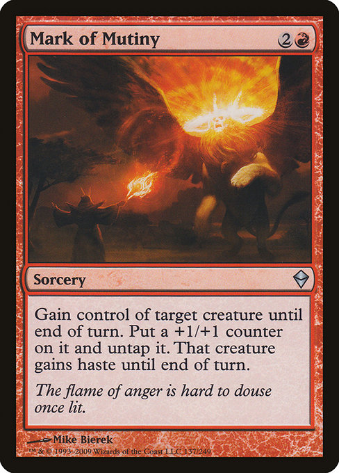 Mark of Mutiny (137) [Zendikar]