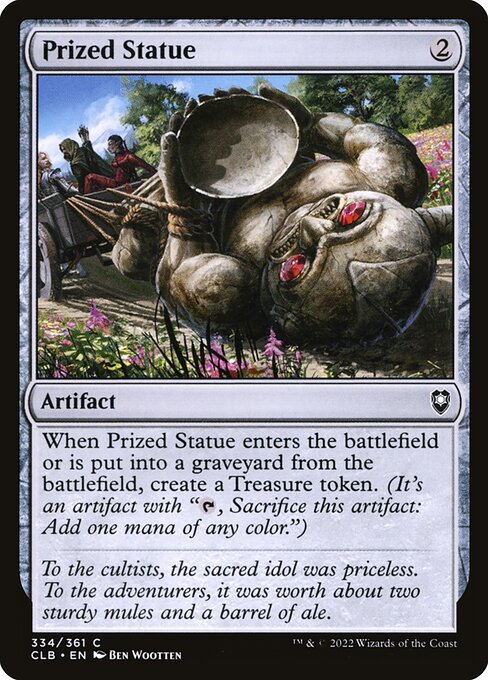 Prized Statue (334) [Commander Legends: Battle for Baldur's Gate]