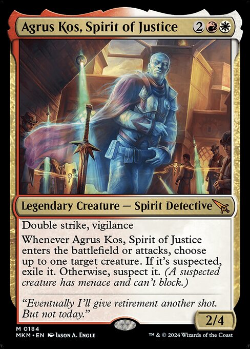 Agrus Kos, Spirit of Justice (184) [Murders at Karlov Manor]