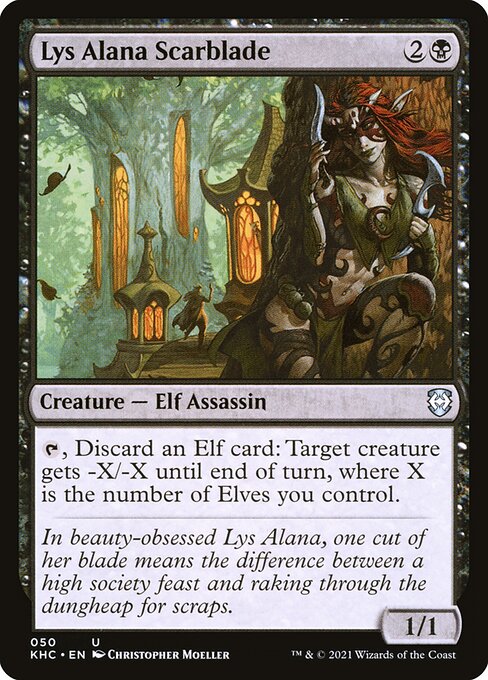 Lys Alana Scarblade (50) [Kaldheim Commander]