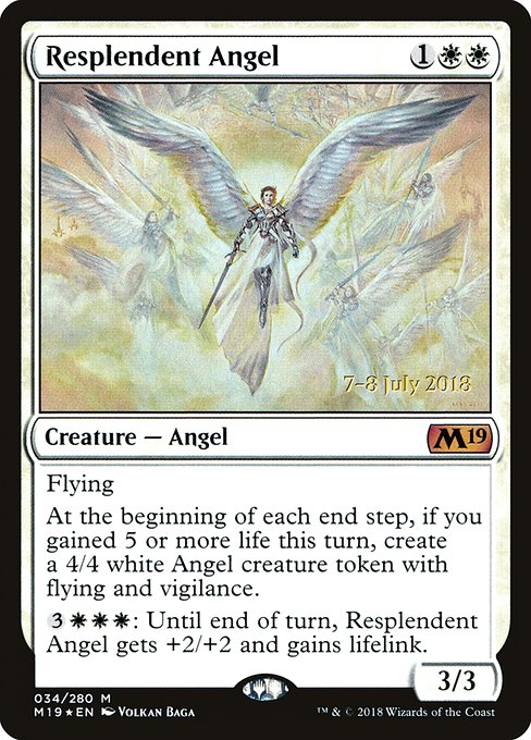 Resplendent Angel (34s) [Core Set 2019 Promos]