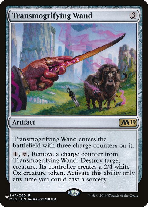Transmogrifying Wand (M19-247) [The List]